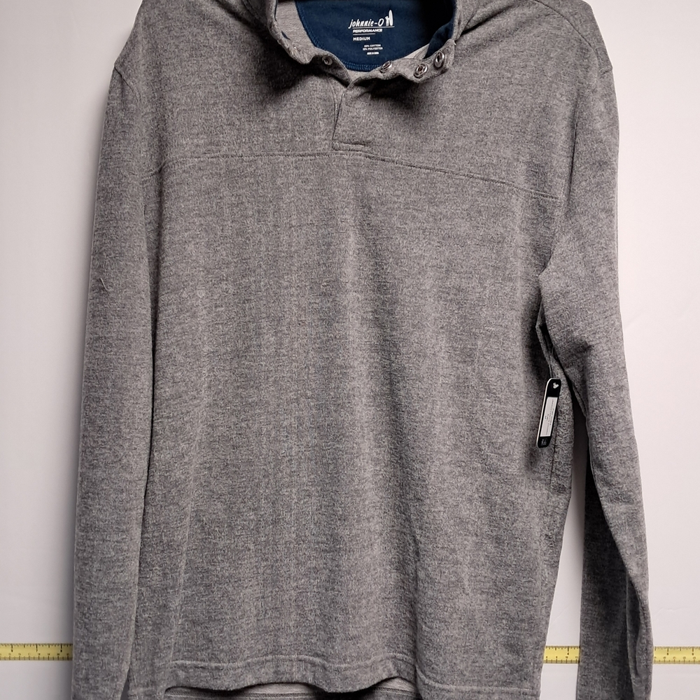 johnnie-O Dublin Mens Ash Grey‎ Pullover-size Medium